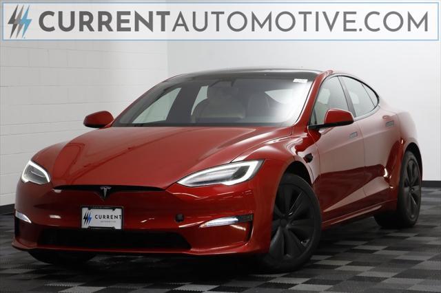 used 2021 Tesla Model S car, priced at $50,497