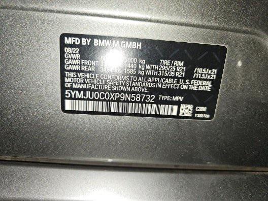 used 2023 BMW X5 M car, priced at $81,211