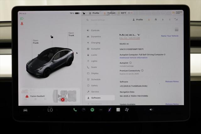 used 2021 Tesla Model Y car, priced at $27,397