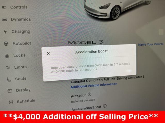 used 2021 Tesla Model 3 car, priced at $24,697