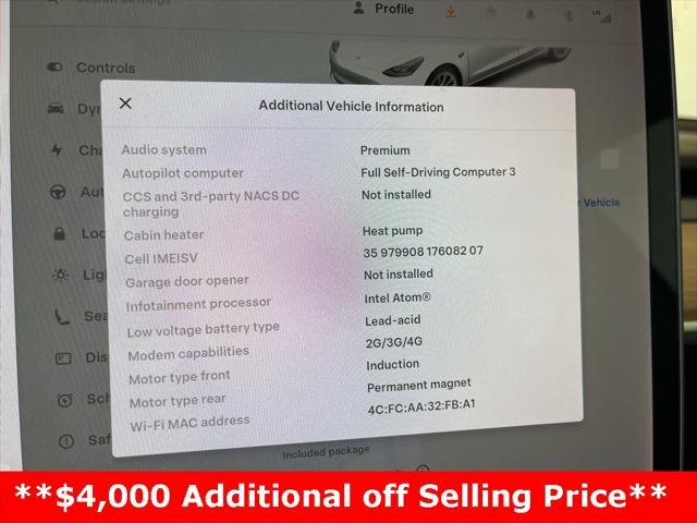 used 2021 Tesla Model 3 car, priced at $24,697