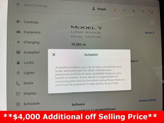 used 2021 Tesla Model Y car, priced at $24,997