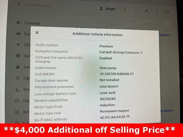 used 2021 Tesla Model Y car, priced at $24,997