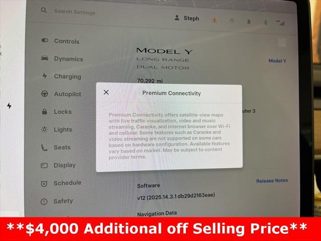 used 2021 Tesla Model Y car, priced at $24,997