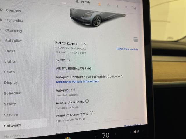 used 2020 Tesla Model 3 car, priced at $24,997