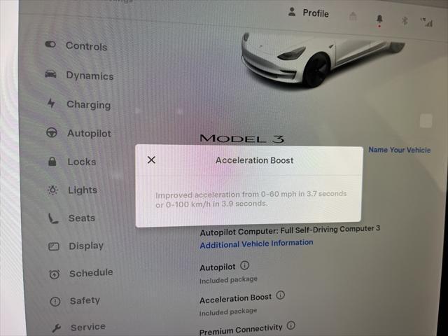 used 2021 Tesla Model 3 car, priced at $25,997