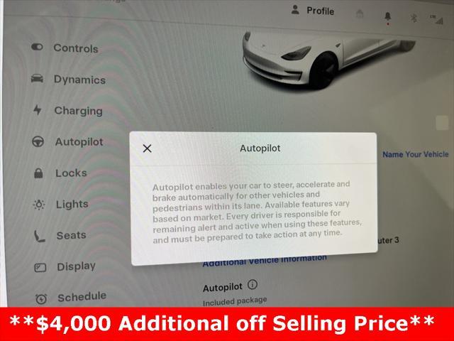 used 2021 Tesla Model 3 car, priced at $24,997