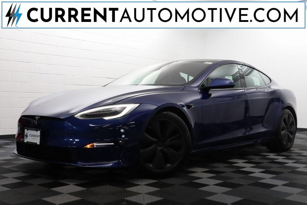used 2022 Tesla Model S car, priced at $77,697