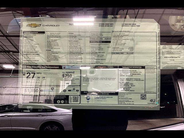 new 2026 Chevrolet Equinox car, priced at $31,614