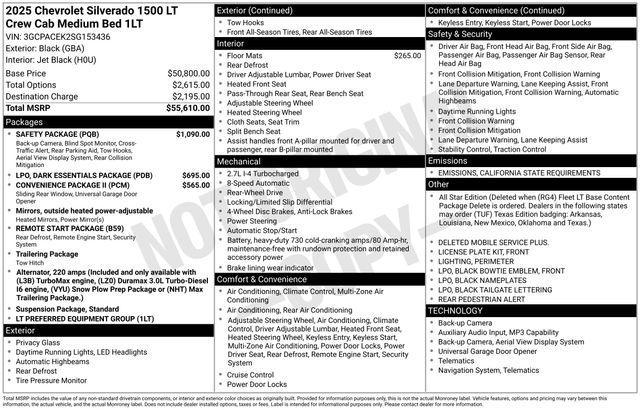 new 2025 Chevrolet Silverado 1500 car, priced at $41,495