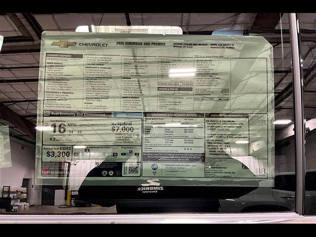 new 2025 Chevrolet Suburban car, priced at $84,981