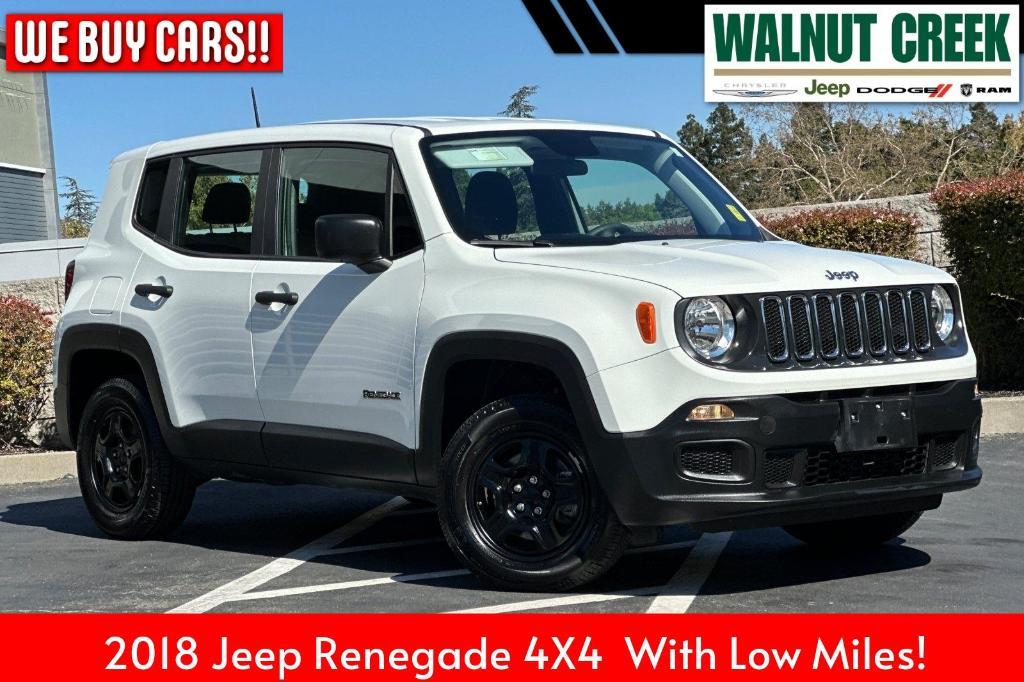 used 2018 Jeep Renegade car, priced at $12,500