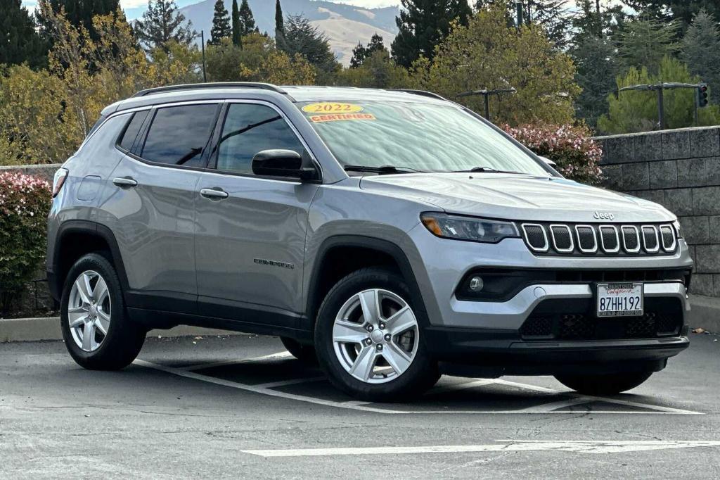 used 2022 Jeep Compass car, priced at $21,888