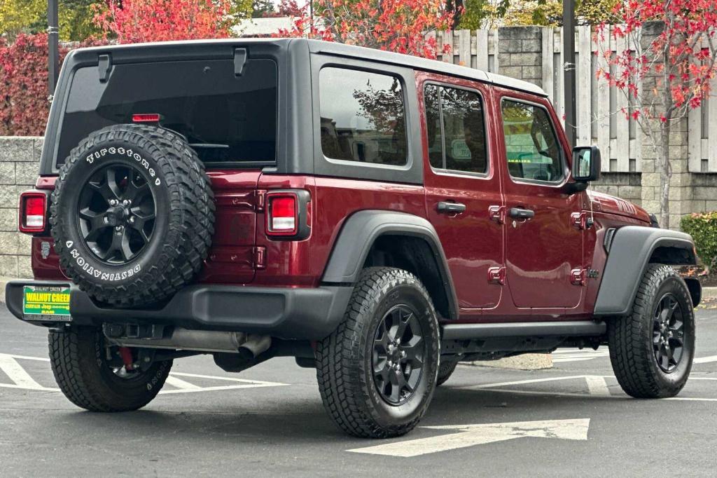 used 2021 Jeep Wrangler Unlimited car, priced at $30,791