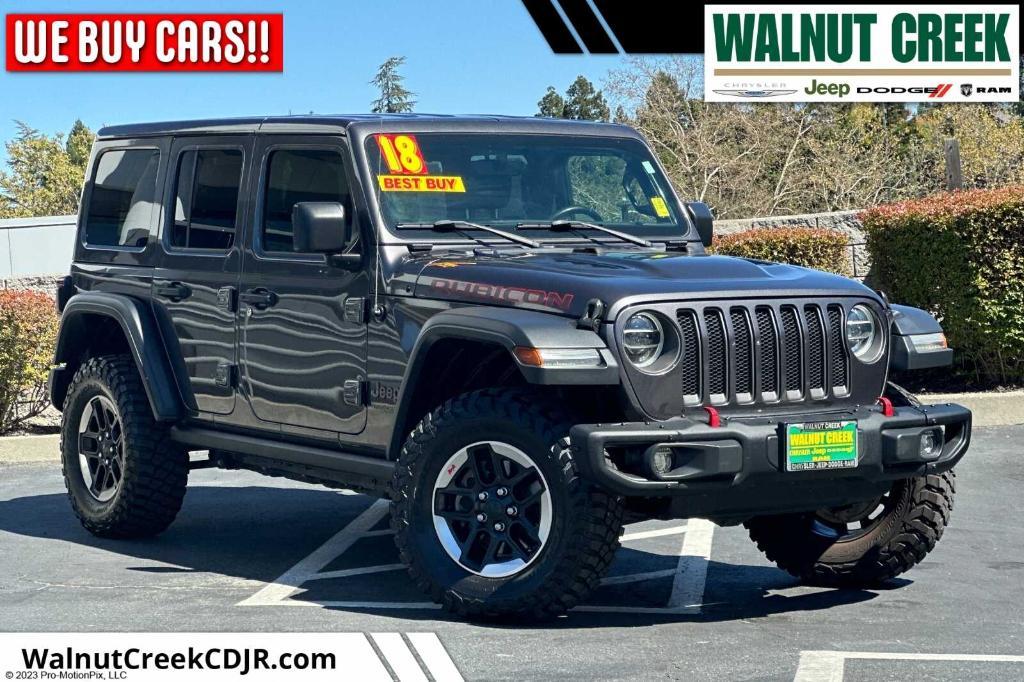 used 2018 Jeep Wrangler Unlimited car, priced at $31,450