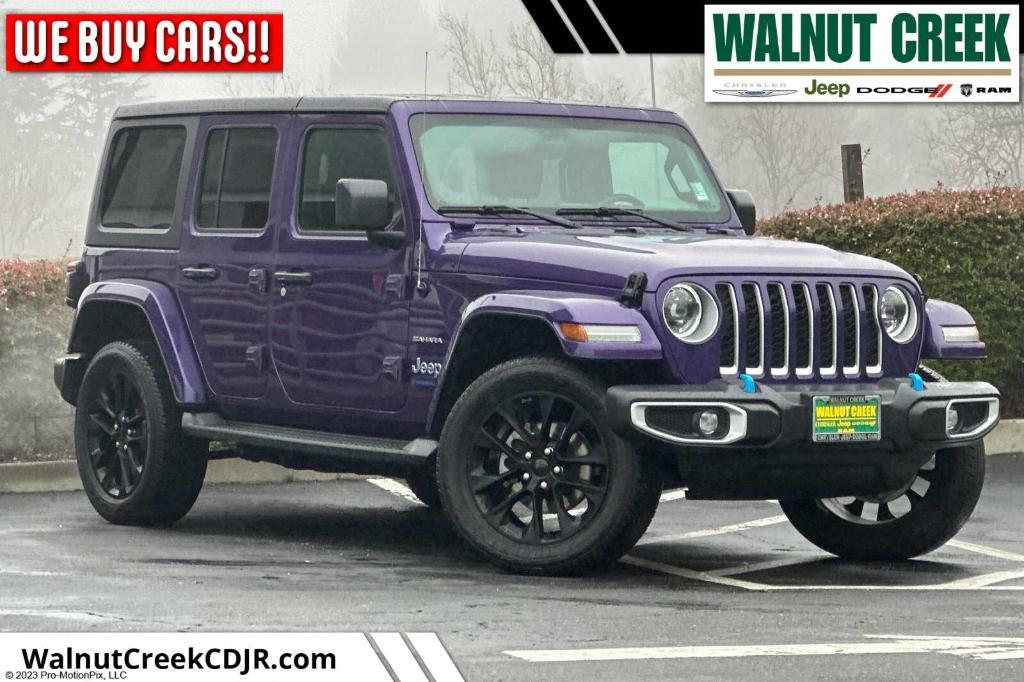 used 2023 Jeep Wrangler 4xe car, priced at $36,500