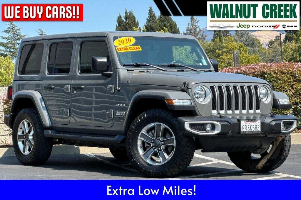 used 2020 Jeep Wrangler Unlimited car, priced at $34,500