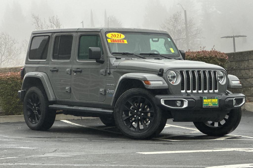 used 2021 Jeep Wrangler Unlimited 4xe car, priced at $31,900