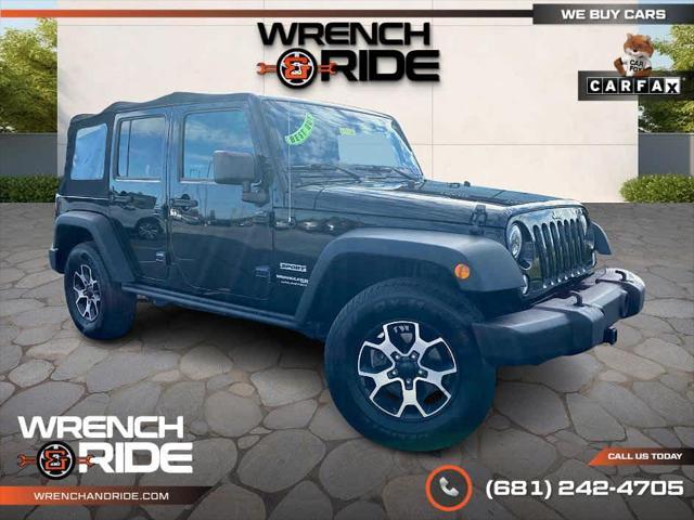 used 2018 Jeep Wrangler JK Unlimited car, priced at $19,445