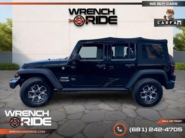 used 2018 Jeep Wrangler JK Unlimited car, priced at $19,445