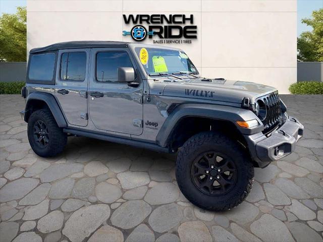 used 2020 Jeep Wrangler Unlimited car, priced at $27,585