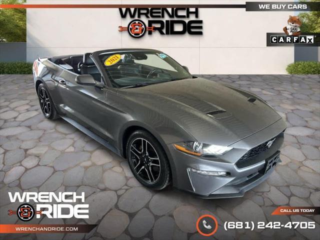used 2021 Ford Mustang car, priced at $21,700