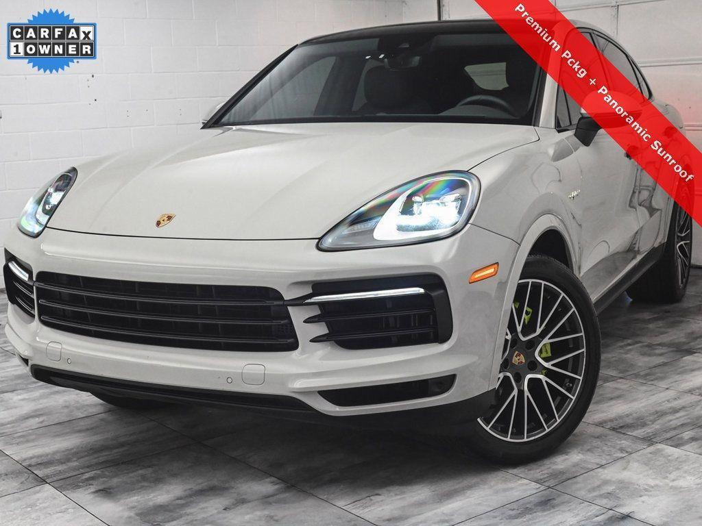 used 2021 Porsche Cayenne E-Hybrid Coupe car, priced at $49,595