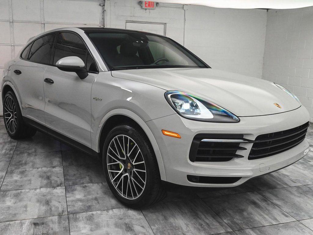 used 2021 Porsche Cayenne E-Hybrid Coupe car, priced at $49,595
