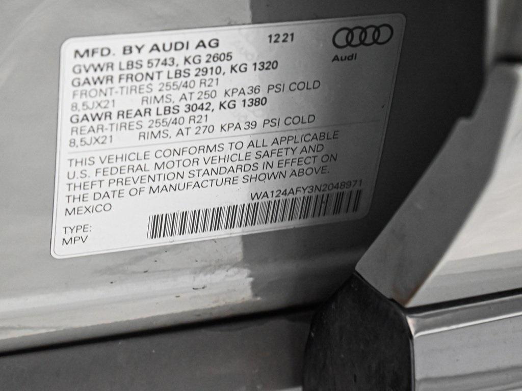 used 2022 Audi SQ5 car, priced at $34,590