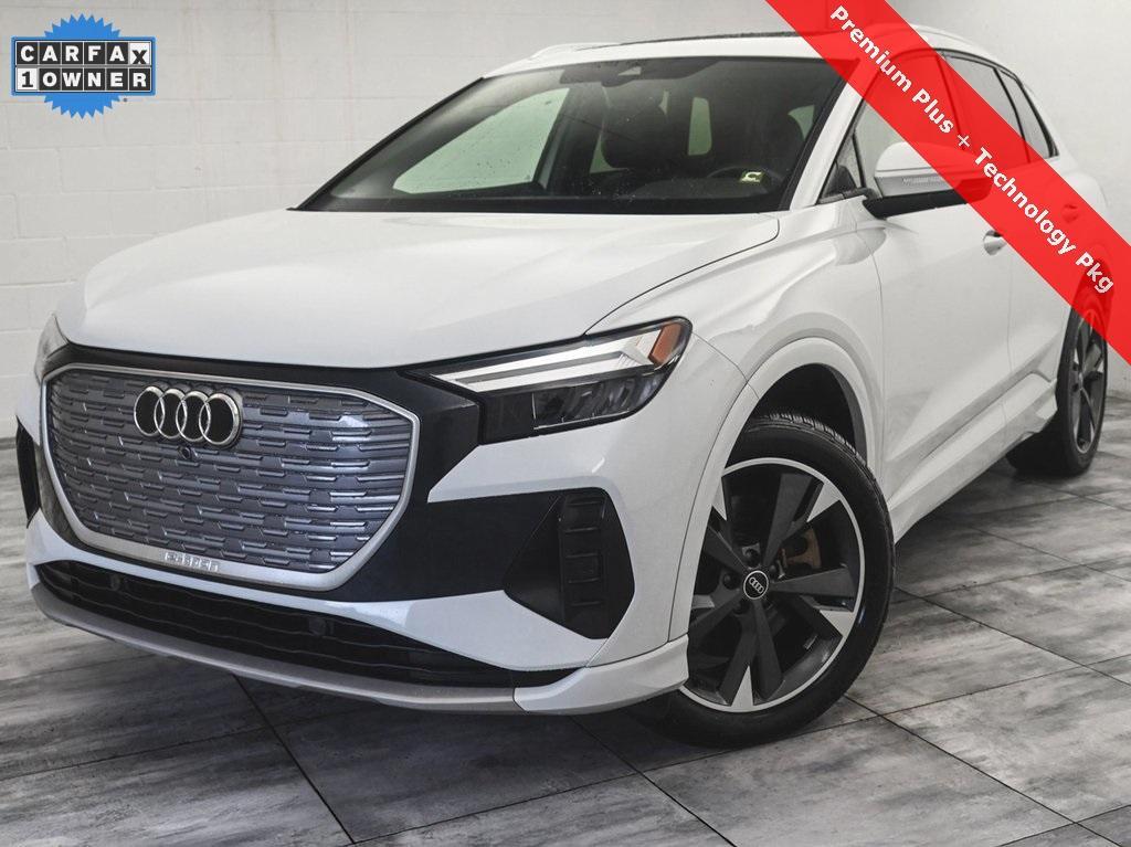 used 2022 Audi Q4 e-tron car, priced at $23,995