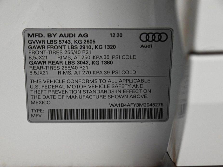 used 2021 Audi SQ5 car, priced at $32,490