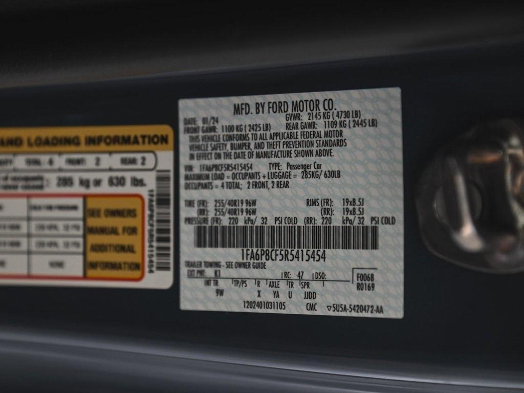 used 2024 Ford Mustang car, priced at $43,995