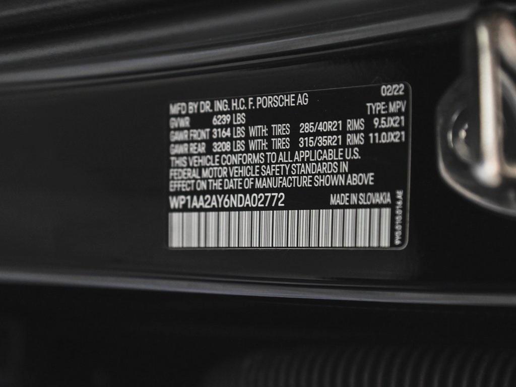 used 2022 Porsche Cayenne car, priced at $47,395