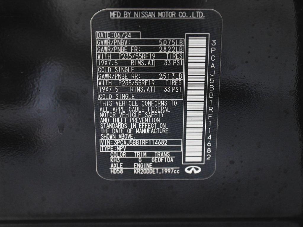 used 2024 INFINITI QX50 car, priced at $30,495