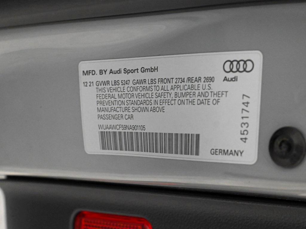 used 2022 Audi RS 5 car, priced at $48,995