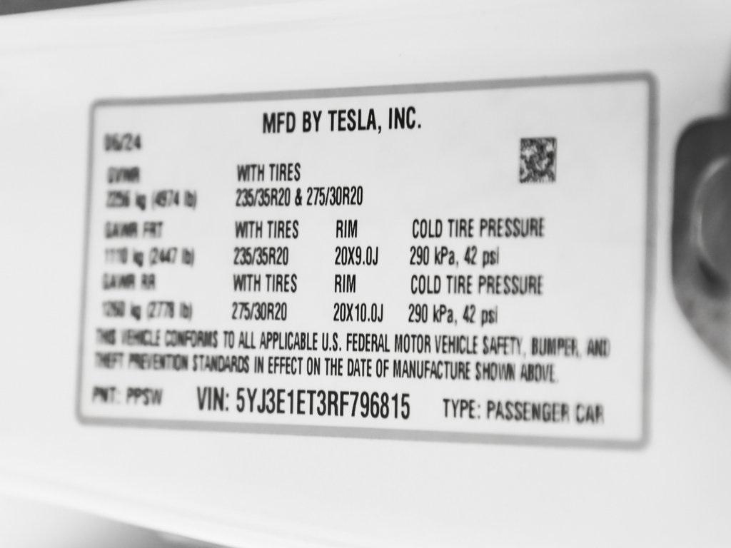 used 2024 Tesla Model 3 car, priced at $41,590