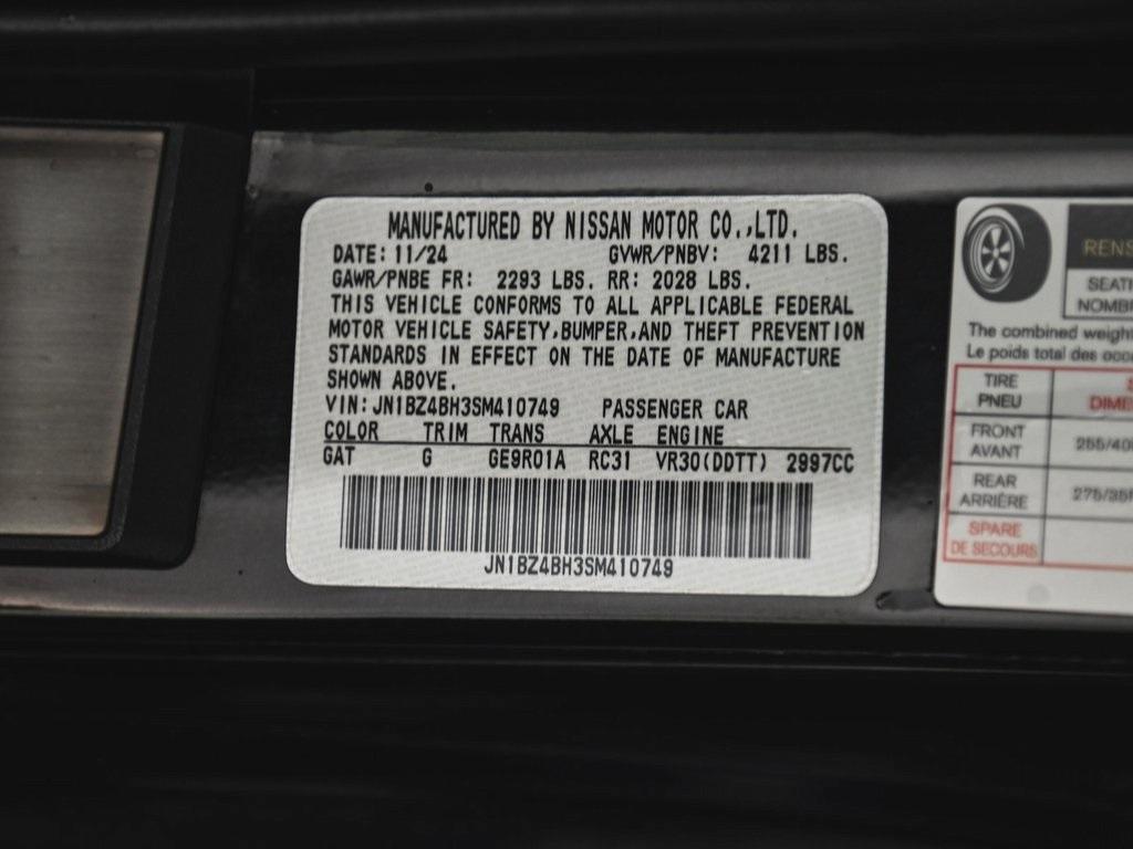 used 2025 Nissan Z car, priced at $41,595