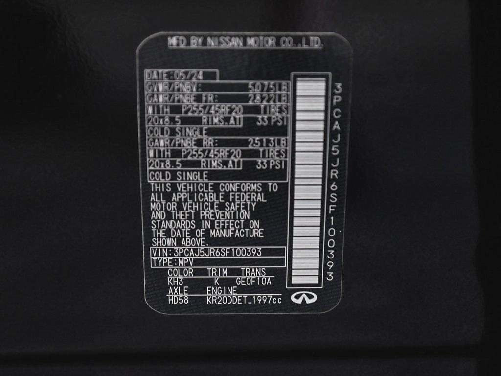 used 2025 INFINITI QX55 car, priced at $36,995