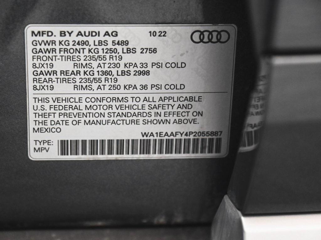 used 2023 Audi Q5 car, priced at $24,395