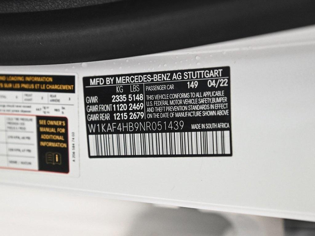 used 2022 Mercedes-Benz C-Class car, priced at $30,690