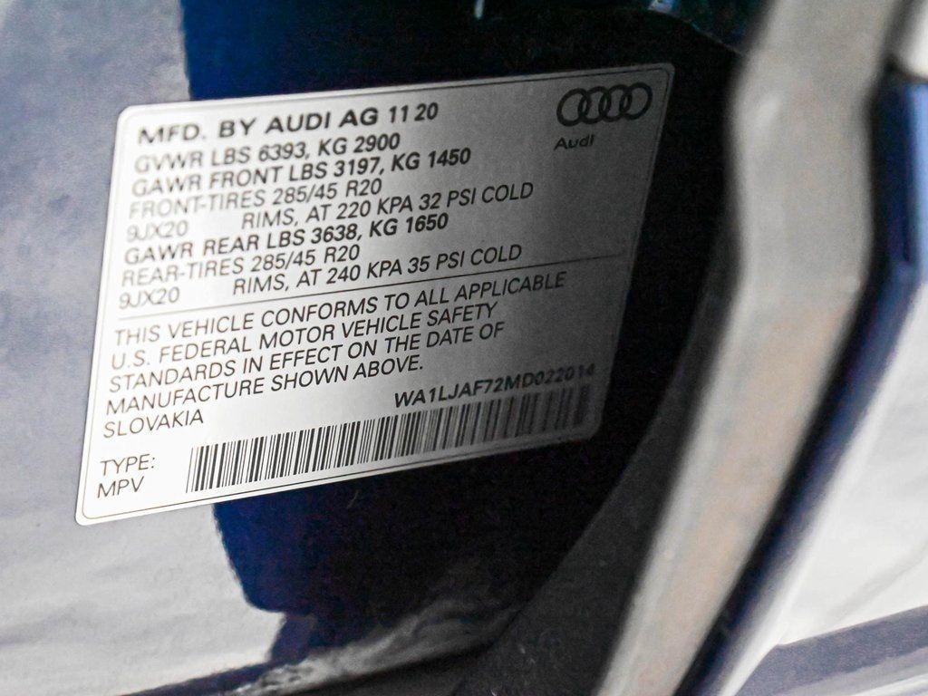 used 2021 Audi Q7 car, priced at $27,990