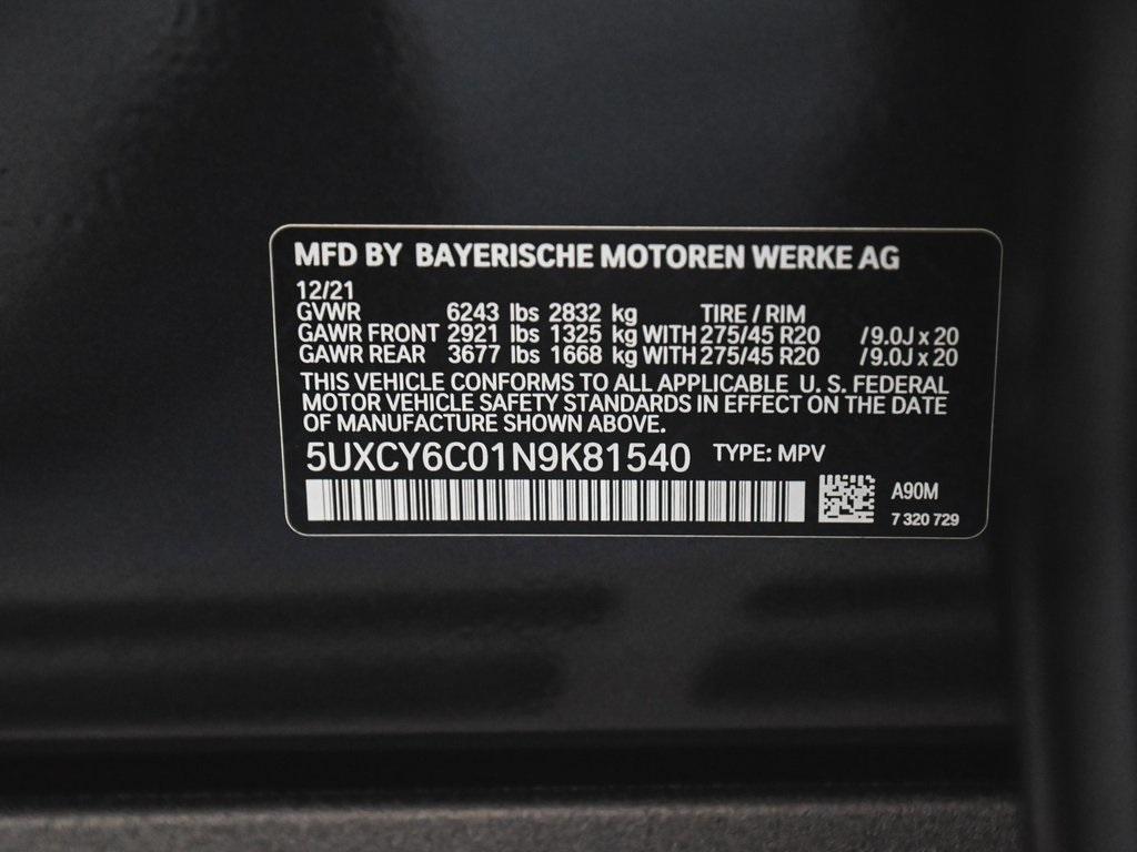 used 2022 BMW X6 car, priced at $45,995