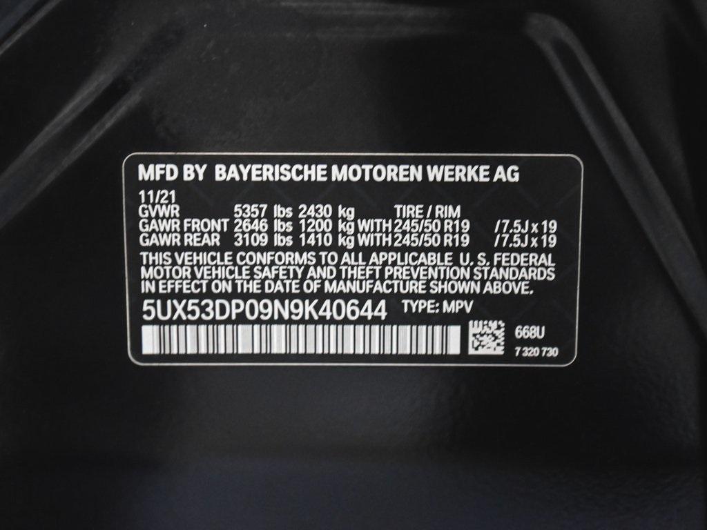 used 2022 BMW X3 car, priced at $25,990