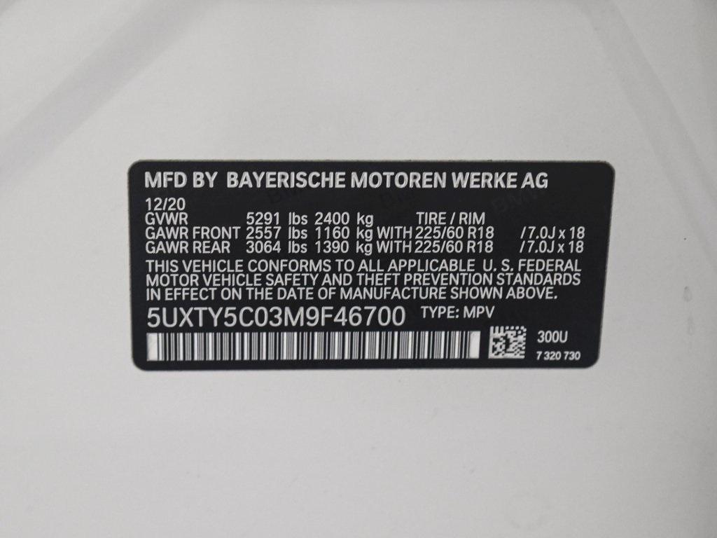 used 2021 BMW X3 car, priced at $23,995
