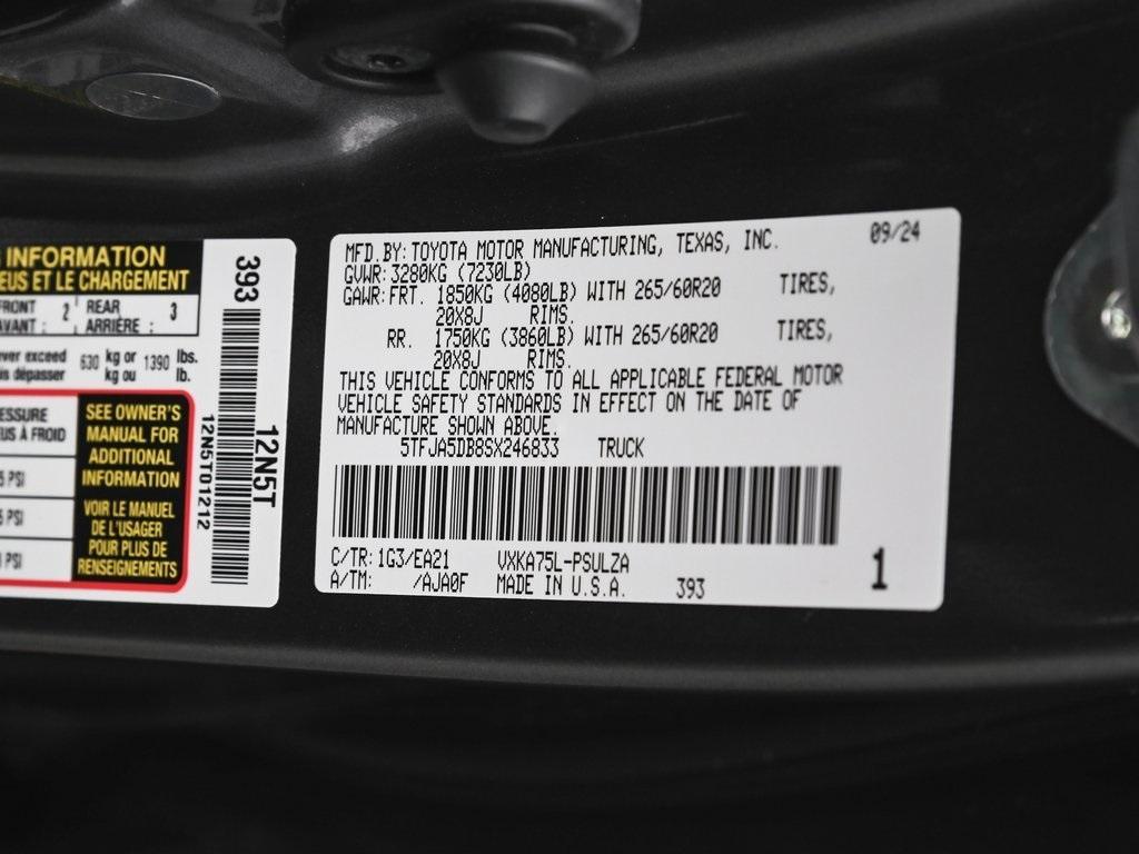used 2025 Toyota Tundra car, priced at $53,590