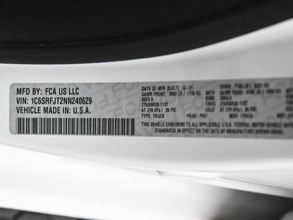 used 2022 Ram 1500 car, priced at $35,395