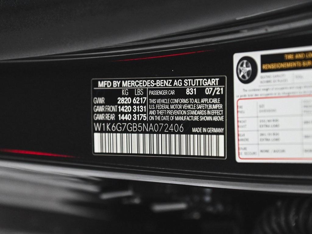used 2022 Mercedes-Benz S-Class car, priced at $63,590