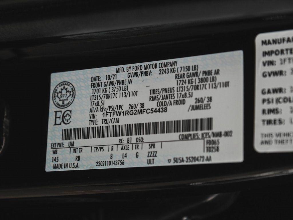 used 2021 Ford F-150 car, priced at $57,990