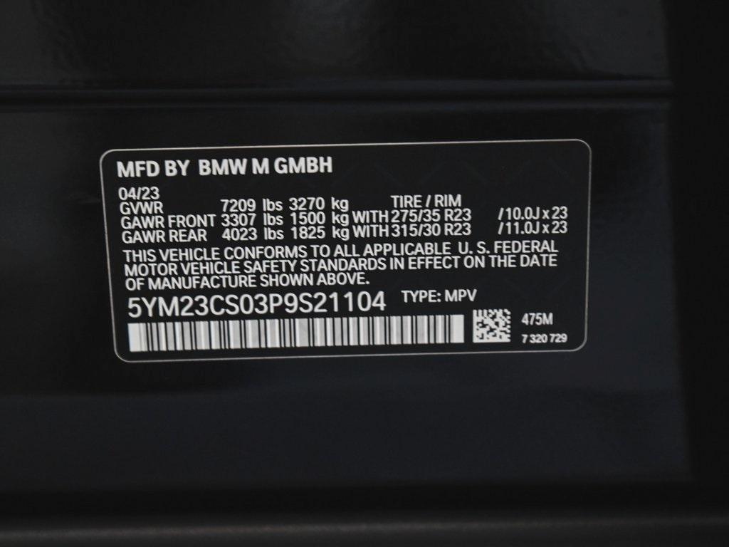 used 2023 BMW XM car, priced at $88,590