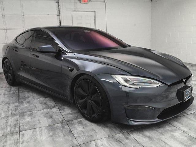 used 2021 Tesla Model S car, priced at $47,595